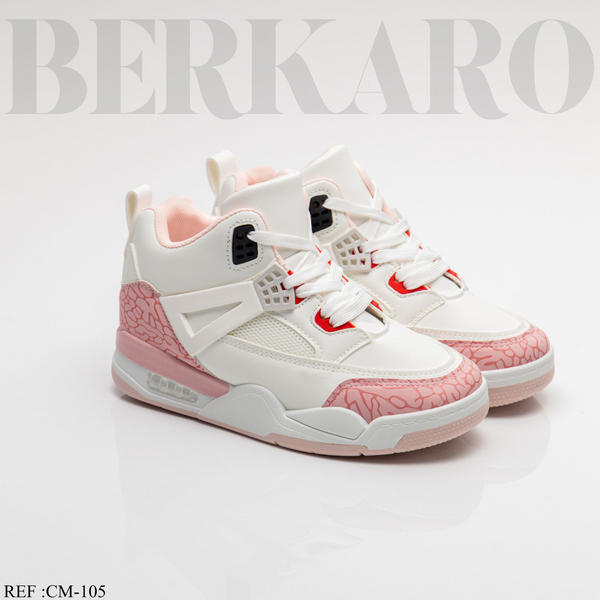 Espadrille Enfant CM-105 White/Pink