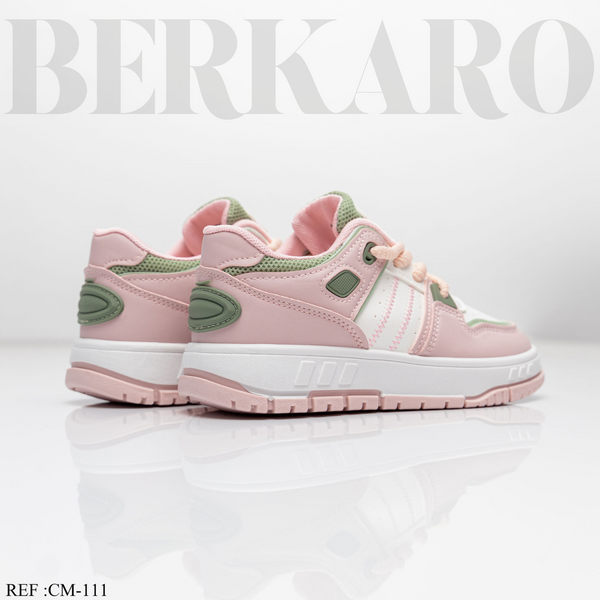 Espadrille Enfant CM-111 White/Pink