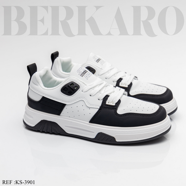 Baskets Homme KS-3901 White/Black