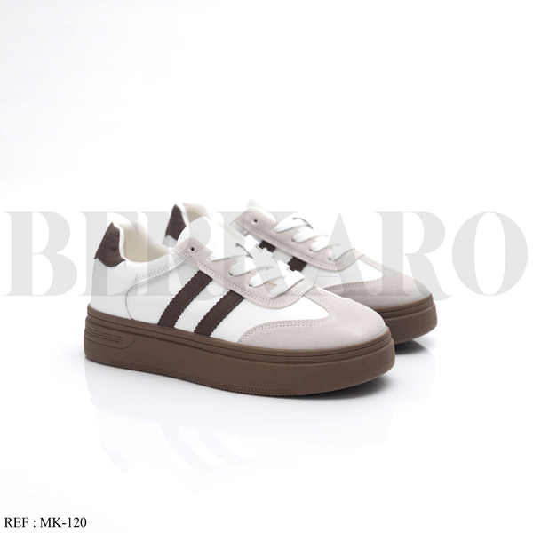 Sneakers Femme MK-120 White/Brown