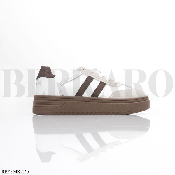 Sneakers Femme MK-120 White/Brown