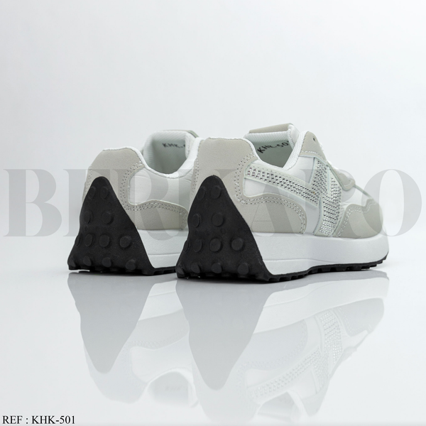 Baskets Fille KHK-501/502 White/Grey