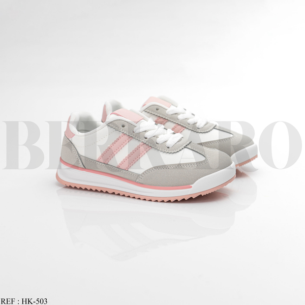 Baskets Fille HK-503 White/Pink