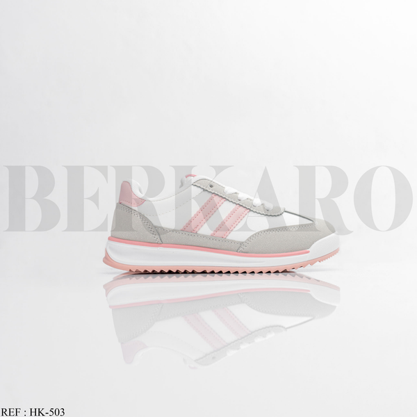 Baskets Fille HK-503 White/Pink