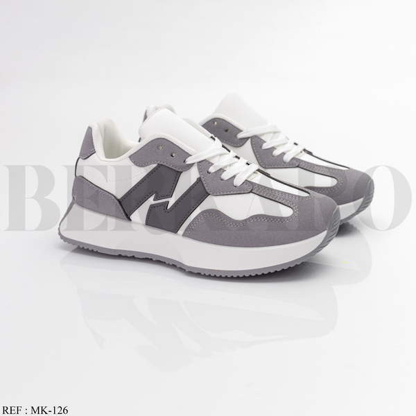 Sneakers Femme MK-126 White/Grey