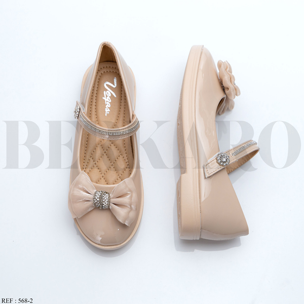 Chaussures Fille 568-2 Beige