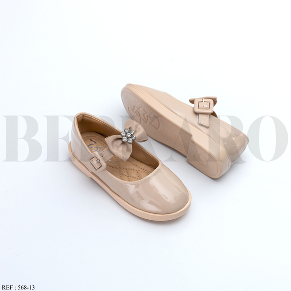 Chaussures Fille 568-13 Beige