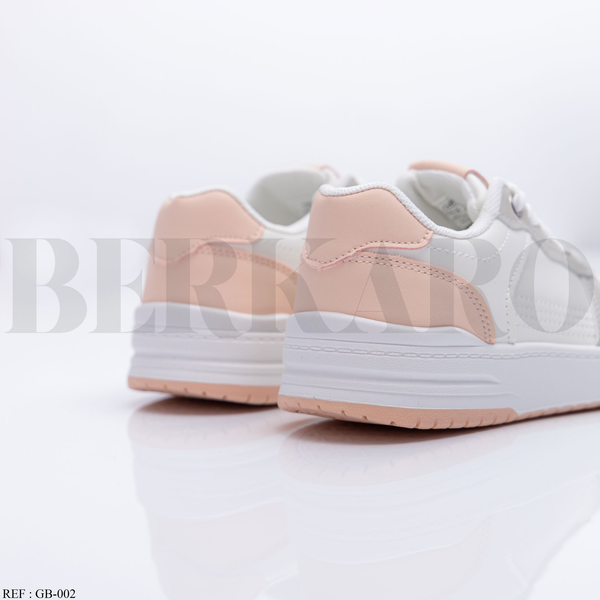 Baskets Fille GB-002 White/Pink
