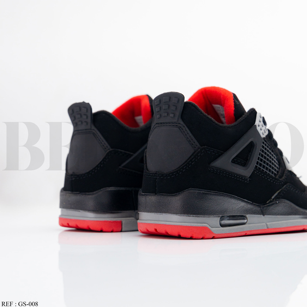 Baskets Garçon GS-008 Black/Grey/Red