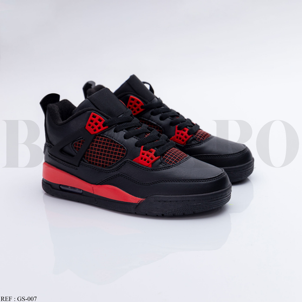 Baskets Garçon GS-007 Black/Red