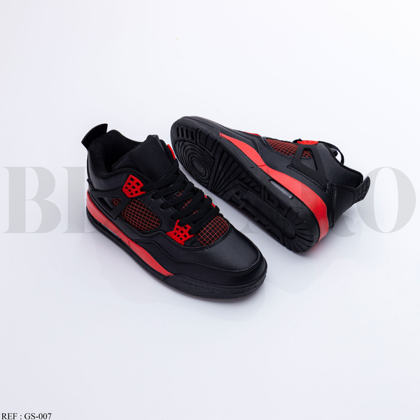 Baskets Garçon GS-007 Black/Red