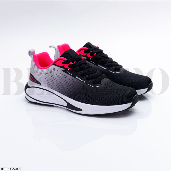 Sneakers Femme GS-002 Black/Grey/Mel Red