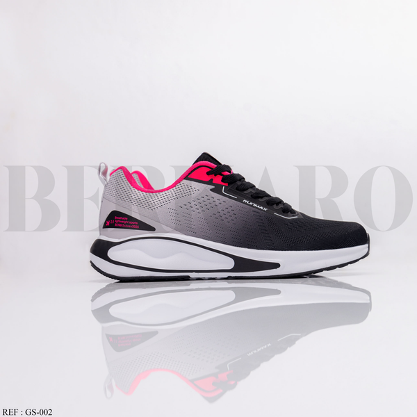 Sneakers Femme GS-002 Black/Grey/Mel Red