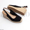 Sandale compensée KS-038 Black