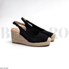 Sandale compensée KS-038 Black