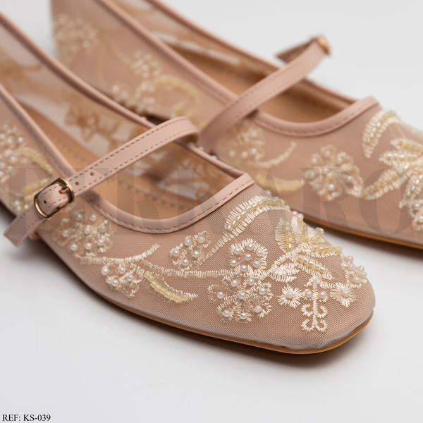 Ballerine KS-039 Beige