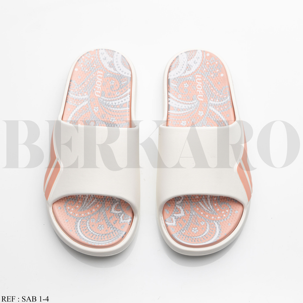 Mule Femme SAB 1-4 White/Pink