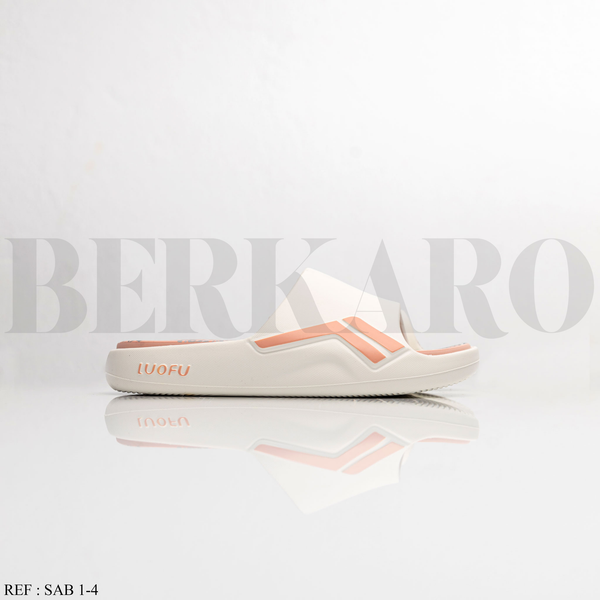 Mule Femme SAB 1-4 White/Pink