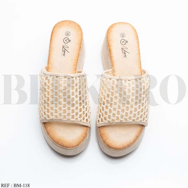 Mules BM-118 Beige