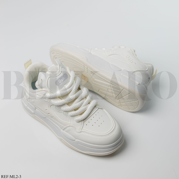 Baskets Homme ML2-3 White/Khaki