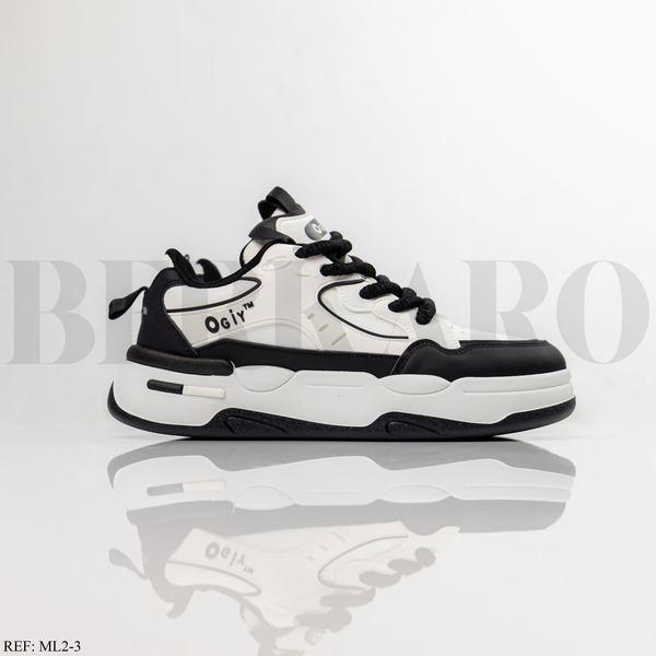 Baskets Homme ML2-3 Black/White