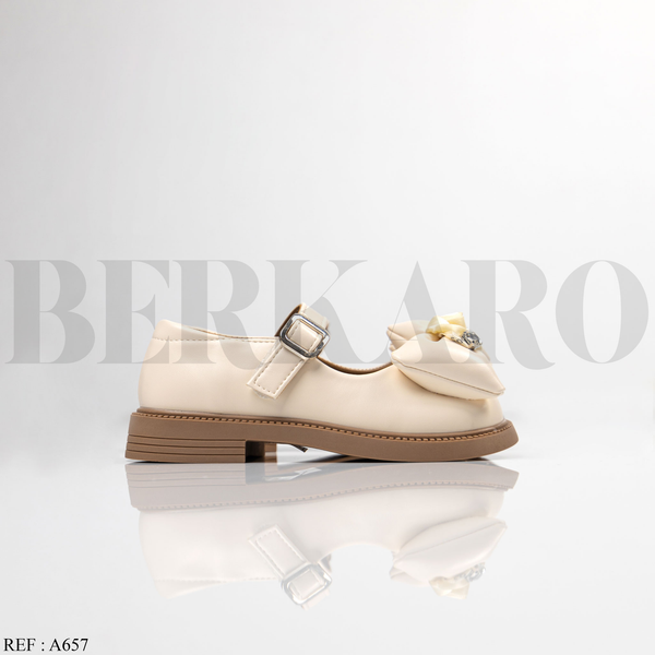 Chaussures Fille A657 Beige