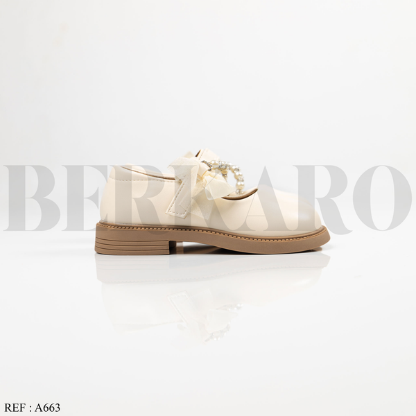 Chaussures Fille A663 Beige