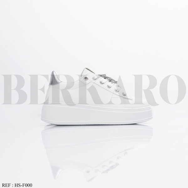 Baskets Fille F000 White/Silver