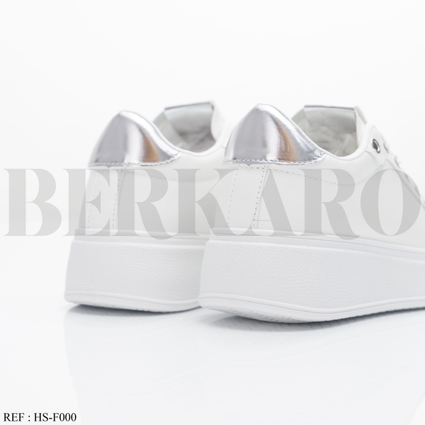 Baskets Fille F000 White/Silver
