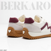 Sneakers Femme J-8807 Beige/Red