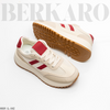 Sneakers Femme L-102 Beige/Red